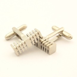 Módní Titanové Manžetové Knoflíčky S Mikrofonem