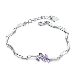 Světoznámý Dámský Titanový Náramek S Platinou A Diamanty