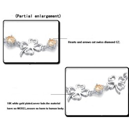 Vysoce Kvalitní Dámský Titanový Náramek Ve Tvaru Jetele S