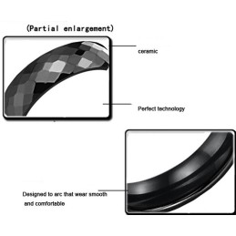 Vynikající Kvalita Černého Wolframového Keramického Prstenu