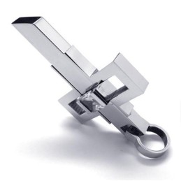 Pánský Titanový Křížový Přívěsek Now Style - Zdarma Chian