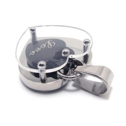 Titanový Přívěsek S Motivem Srdce V Srdci - Zdarma