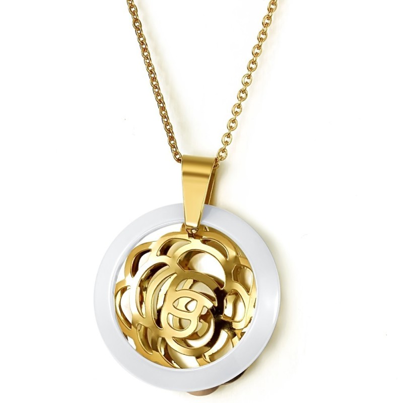 Stabilní Kvalitní Dámský Wolframový Keramický Náhrdelník