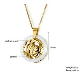 Stabilní Kvalitní Dámský Wolframový Keramický Náhrdelník