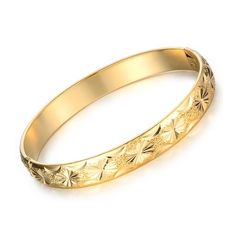 Elegantní Dámský Náramek Stabilní Kvality Pozlacený 18Karátovým Zlatem Elegantní Dámský Náramek Stabilní Kvality Pozlacený 18Karátovým Zlatem
