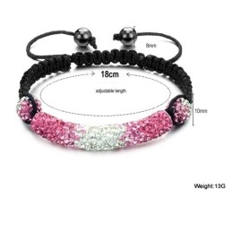 Vysoce Kvalitní Dámský Náramek Ve Tvaru Koule S Krystaly