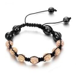 Kvalitní A Kvantitativní Zaručený Dámský Náramek S Krystaly Ve Tvaru Koule