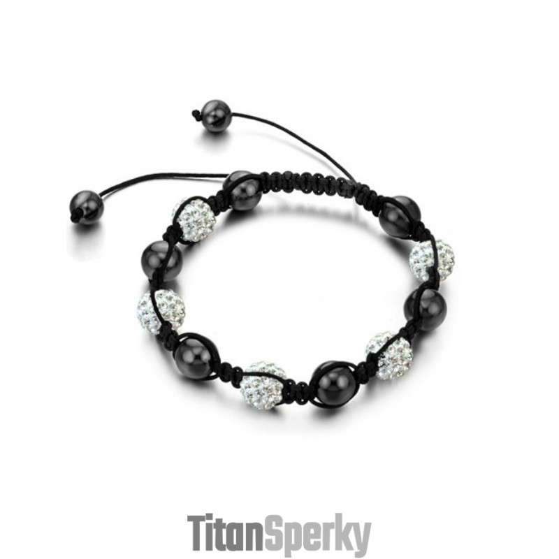 Vysoce Kvalitní Dámský Náramek Ve Tvaru Koule S Krystaly