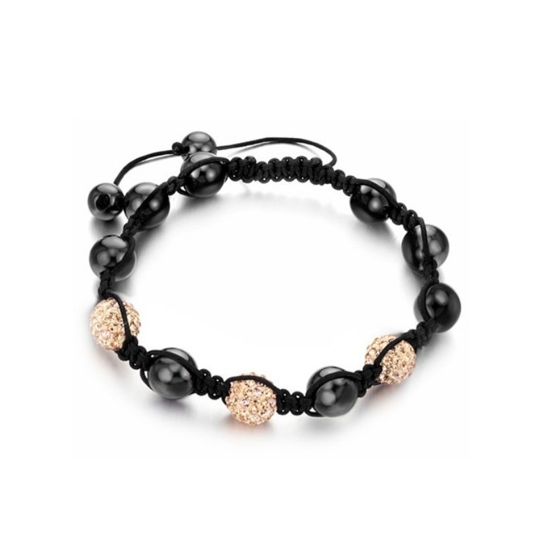 Spolehlivý Reputační Dámský Náramek Ve Tvaru Koule S Křišťály