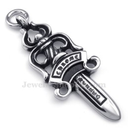 Titanový Náhrdelník S Mečem A Přívěskem (Řetízek Zdarma)