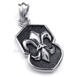 Titanový Náhrdelník S Přívěskem A Květinovým Křížem (Řetízek Zdarma)