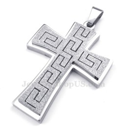 Titanový Náhrdelník S Křížkem (Řetízek Zdarma)