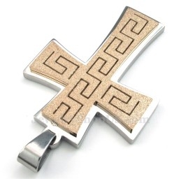 Titanový Náhrdelník S Křížkem (Řetízek Zdarma)