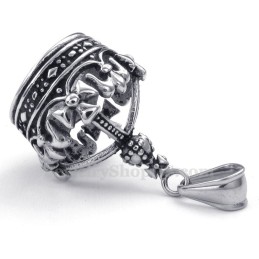 Titanový Přívěsek S Císařskou Korunou (Řetízek Zdarma)