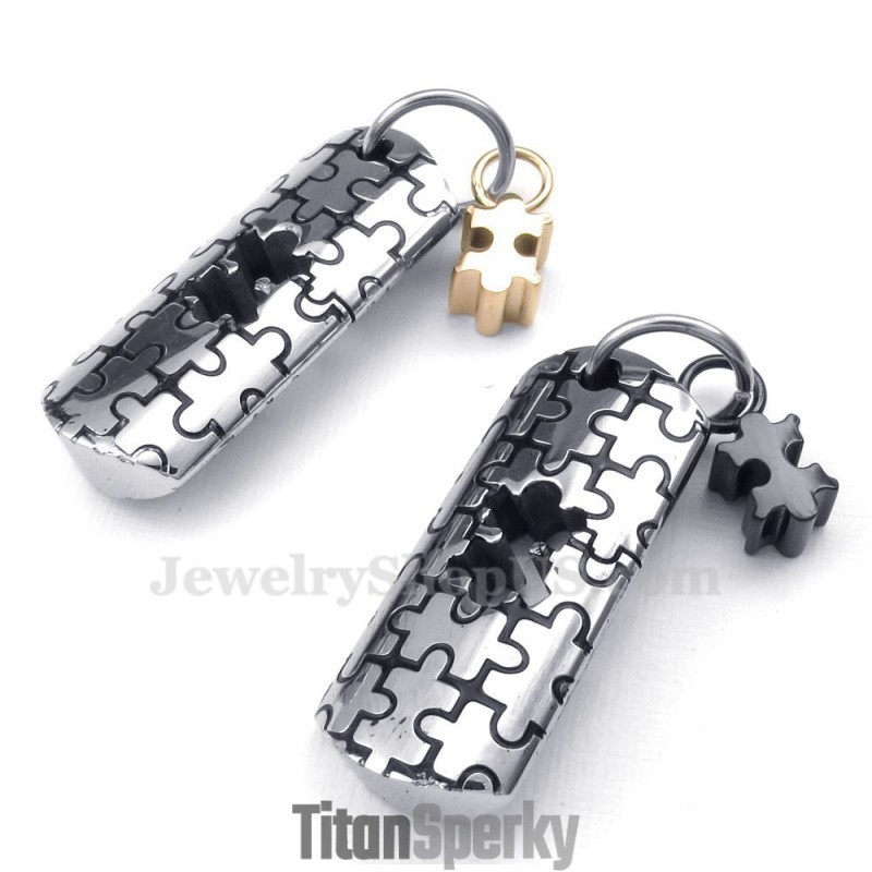 Titanový Náhrdelník S Přívěskem A Symboly Pro Páry (Řetízek Zdarma) (Jeden Pár) Titanový Náhrdelník S Přívěskem A Symboly Pro Páry (Řetízek Zdarma) (Jeden Pár)