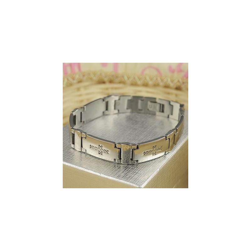 Pánské Titanové Náramky S Křížem