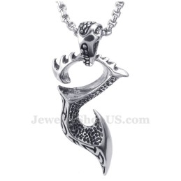 Módní Elegantní Titanový Přívěsek Náhrdelník (Řetízek Zdarma)