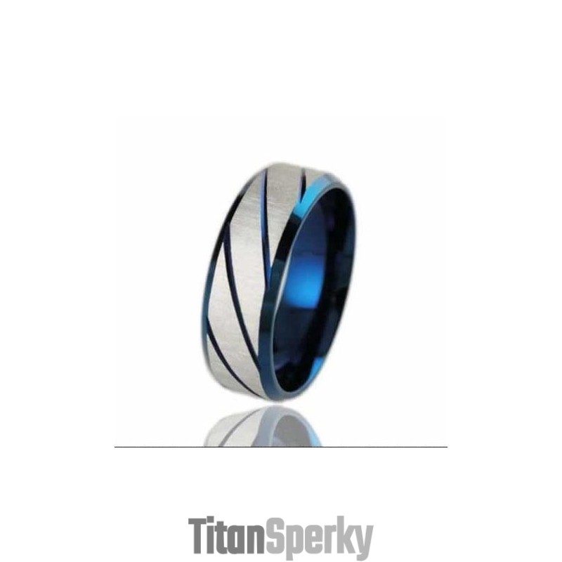 Titanový Prsten S Drážkou 7 Mm Titanový Prsten S Drážkou 7 Mm