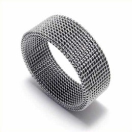 Titanový Prsten S Očkem Unisex 8 Mm