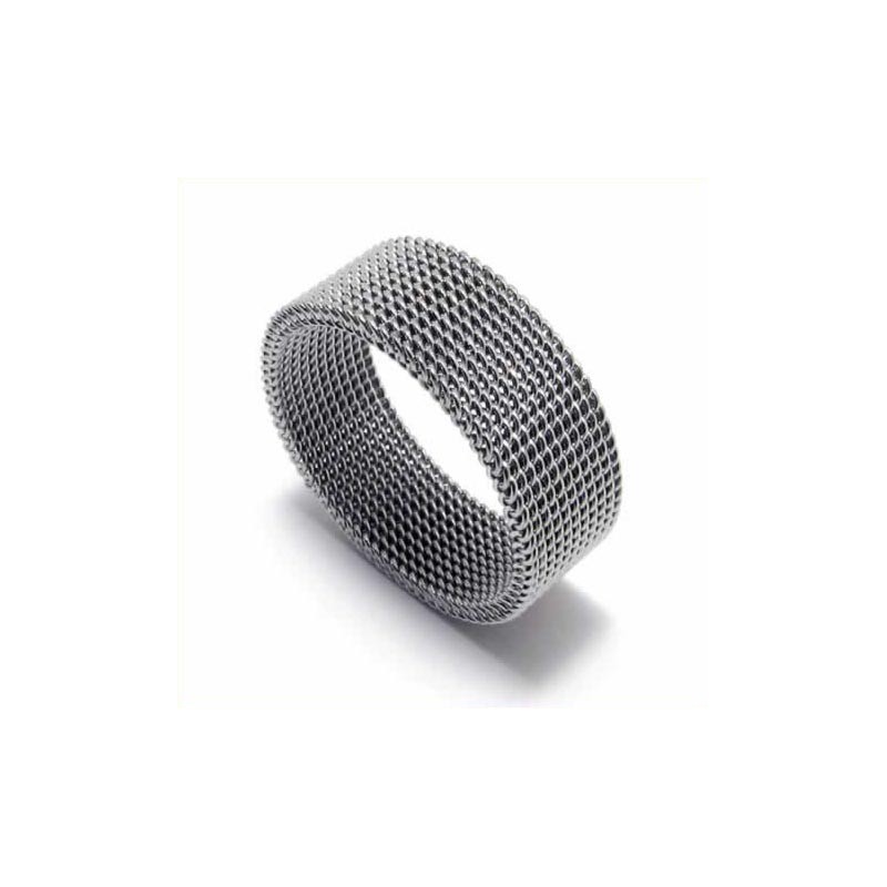 Titanový Prsten S Očkem Unisex 8 Mm Titanový Prsten S Očkem Unisex 8 Mm