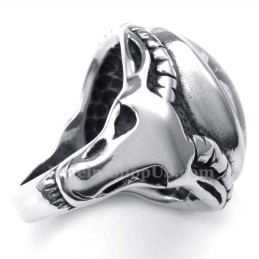 Zlatý Titanový Prsten S Pěticípou Hvězdou Zelené Barvy