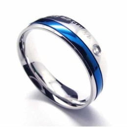 6Mm Diamantový Unisex Titanový Prsten