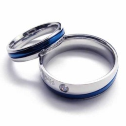 6Mm Diamantový Unisex Titanový Prsten