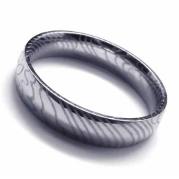 Dámský Stříbrný Titanový Prsten 4 Mm