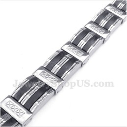 Pánský Titanový Kaučukový Náramek