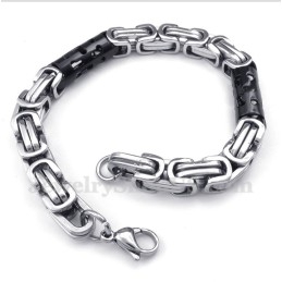 Pánský Černý Titanový Válcový Náramek