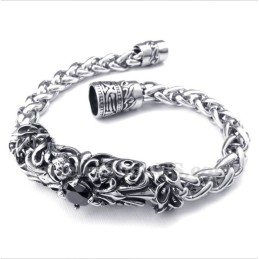 Pánský Náramek Z Titanu S Černým Diamantem