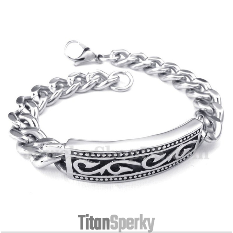 Pánský Litý Titanový Náramek