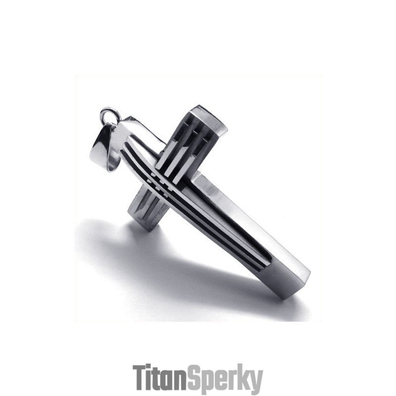 Titanový Přívěsek S Křížem V Novém Stylu
