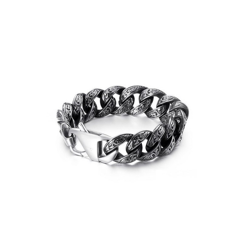 Pánský Módní Titanový Náramek S Více Smyčkami A Zapínáním