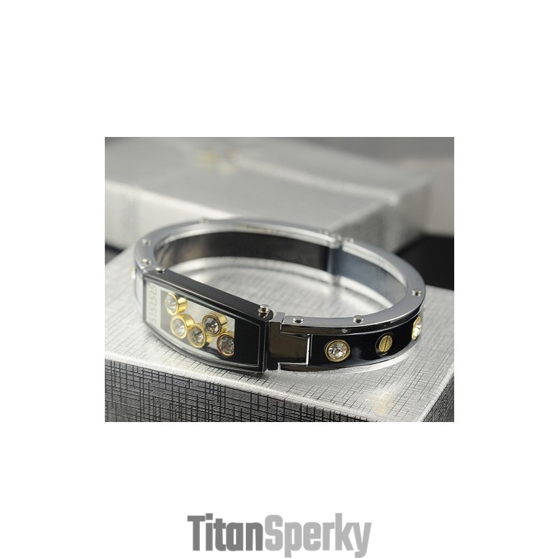 Pánské Titanové Diamantové Náramky Pánské Titanové Diamantové Náramky