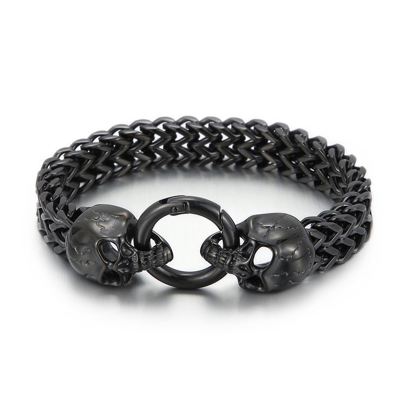 Pánský Náramek Cool Skull Titanium