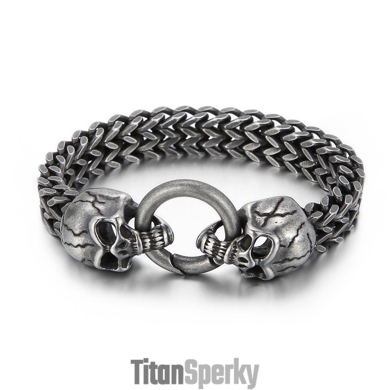 Pánský Náramek Cool Skull Titanium Pánský Náramek Cool Skull Titanium
