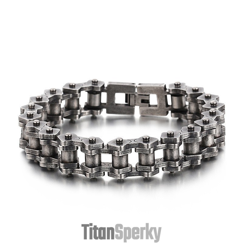 Titanové Šperky Cyklistický Náramek Retro Elegantní Módní Pánský Náramek Cyklistický Náramek