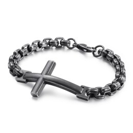 Pánský Náramek Titanium Tide Pánský Náramek Titanium Cross Square Pánské Doplňky Tide