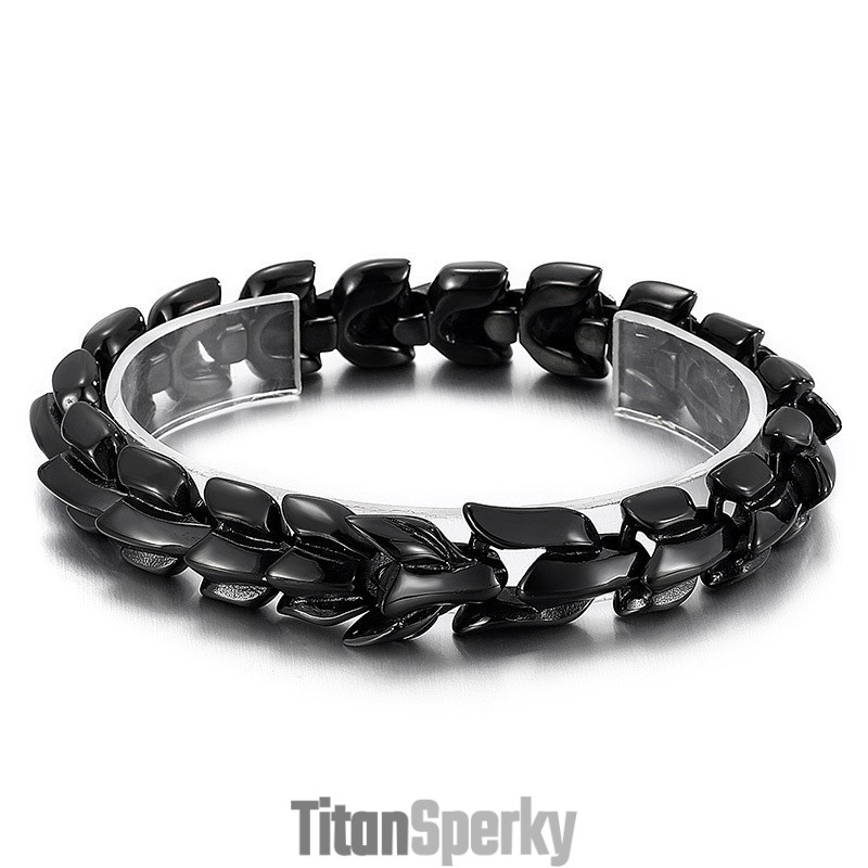 Pánský Vakuově Pokovený Vícebarevný Titanový Náramek Keel.