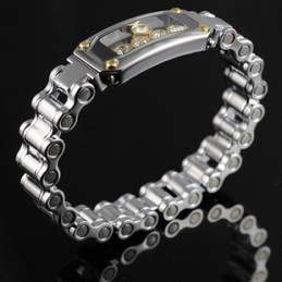 Pánské Titanové Diamantové Náramky