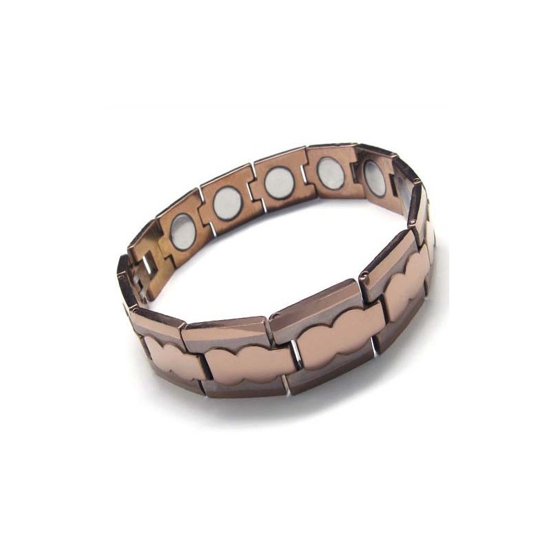 Pánský Náramek Z Karbidu Wolframu, Široký, Hnědý, 13 Mm Pánský Náramek Z Karbidu Wolframu, Široký, Hnědý, 13 Mm