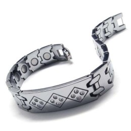 Pánský Náramek Z Karbidu Wolframu, Šířka 12 Mm, S Diamanty