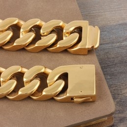 Pánský Módní Titanový Náramek S Geometrickým Typem, Tlustý Náramek
