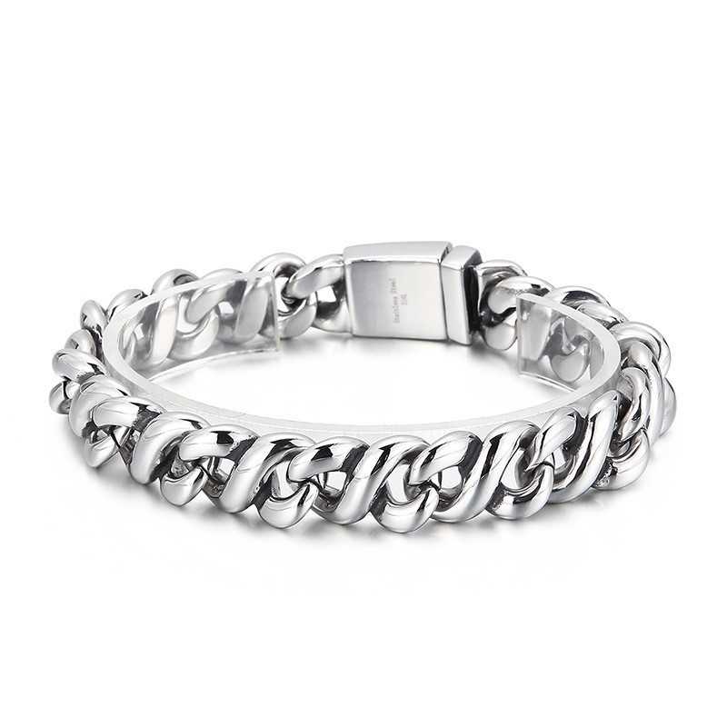 Módní Leštěný Elegantní Titanový Náramek Pro Muže Módní Leštěný Elegantní Titanový Náramek Pro Muže