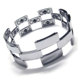 Pánský Náramek Z Karbidu Wolframu, Šířka 22 Mm