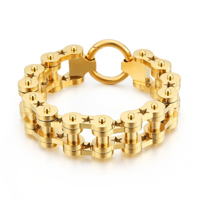 Pánský Titanový Náramek S Hvězdou Na Prodej