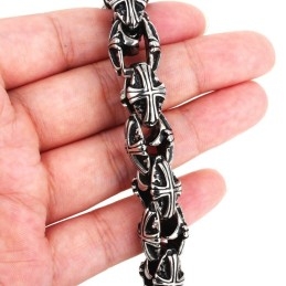 Titanový Náramek S Křížem Pro Muže