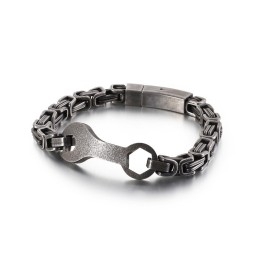 Pánský Titanový Náramek Fashion Wrench Emperor Chain