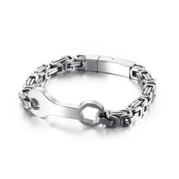 Pánský Titanový Náramek Fashion Wrench Emperor Chain